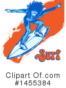 Surfer Clipart #1455384 by Domenico Condello