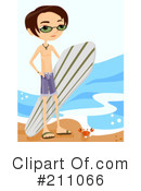 Surfer Clipart #211066 by BNP Design Studio