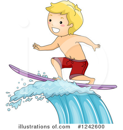 Surfer Clipart #1242600 by BNP Design Studio