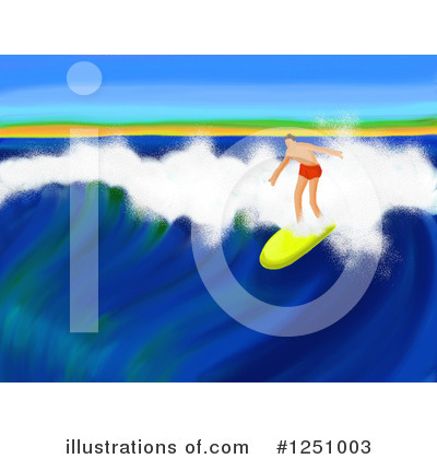 Royalty-Free (RF) Surfing Clipart Illustration by Prawny - Stock Sample #1251003