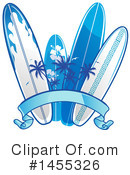 Surfing Clipart #1455326 by Domenico Condello