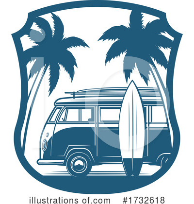 Volkswagen Clipart #1732618 by Vector Tradition SM