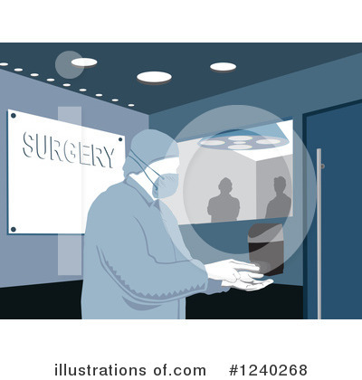 Royalty-Free (RF) Surgeon Clipart Illustration by David Rey - Stock Sample #1240268