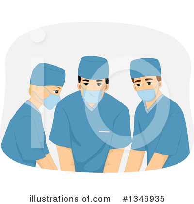 Royalty-Free (RF) Surgeon Clipart Illustration by BNP Design Studio - Stock Sample #1346935
