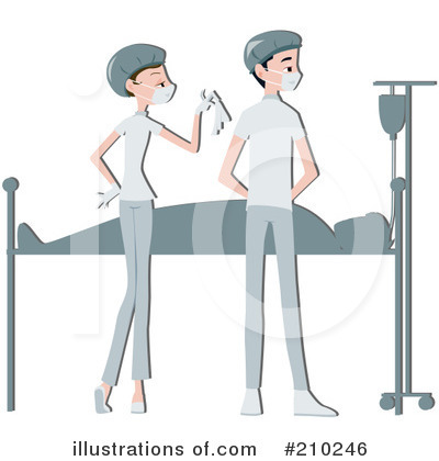 Royalty-Free (RF) Surgeon Clipart Illustration by BNP Design Studio - Stock Sample #210246