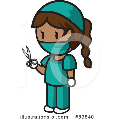 Royalty-Free (RF) Surgeon Clipart Illustration by Rosie Piter - Stock Sample #83840