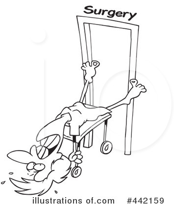 Royalty-Free (RF) Surgery Clipart Illustration by toonaday - Stock Sample #442159