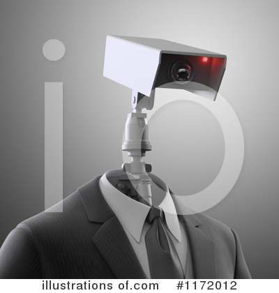Royalty-Free (RF) Surveillance Clipart Illustration by Mopic - Stock Sample #1172012