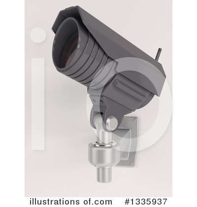 Royalty-Free (RF) Surveillance Clipart Illustration by KJ Pargeter - Stock Sample #1335937