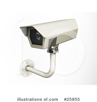 Royalty-Free (RF) Surveillance Clipart Illustration by KJ Pargeter - Stock Sample #25855