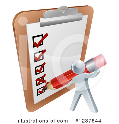 Checklist Clipart #1237644 by AtStockIllustration