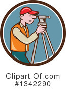 Surveyor Clipart #1342290 by patrimonio