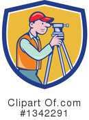 Surveyor Clipart #1342291 by patrimonio