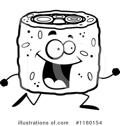 Sushi Clipart #1160154 by Cory Thoman