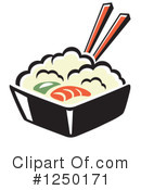 Sushi Clipart #1250171 by Vector Tradition SM