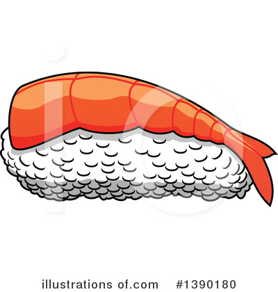 Royalty-Free (RF) Sushi Clipart Illustration by Vector Tradition SM - Stock Sample #1390180