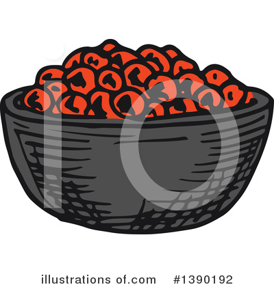 Caviar Clipart #1390192 by Vector Tradition SM