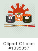 Sushi Clipart #1395357 by Hit Toon