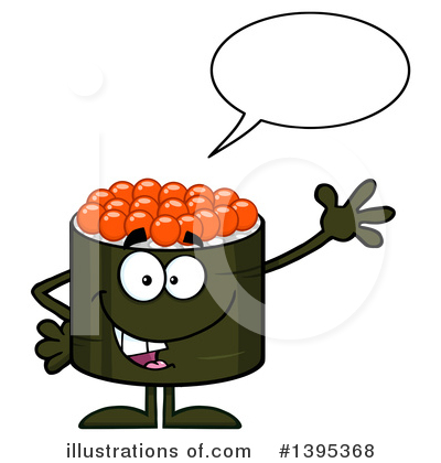 Sushi Clipart #1395368 by Hit Toon