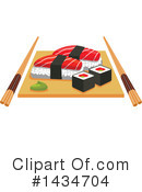 Sushi Clipart #1434704 by Vector Tradition SM