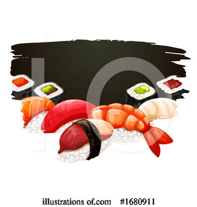 Asian Cuisine Clipart #1680911 by Vector Tradition SM