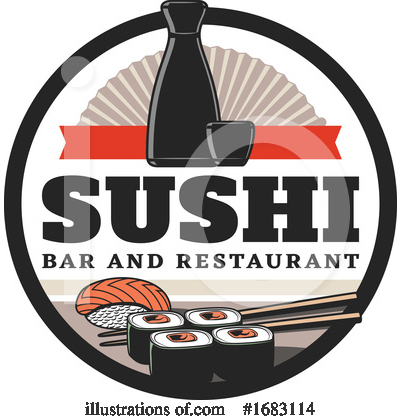 Royalty-Free (RF) Sushi Clipart Illustration by Vector Tradition SM - Stock Sample #1683114