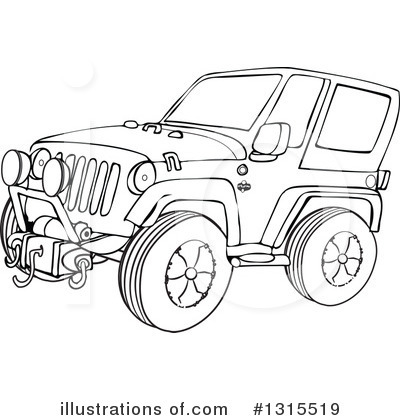 Jeep Clipart #1315519 by djart