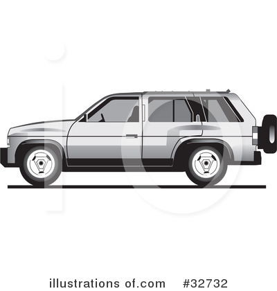 Suv Clipart #32732 by David Rey