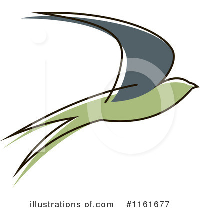 Royalty-Free (RF) Swallow Clipart Illustration by Vector Tradition SM - Stock Sample #1161677