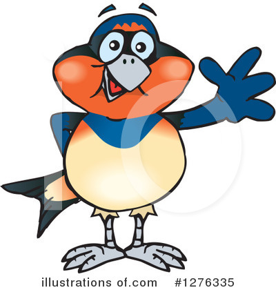 Royalty-Free (RF) Swallow Clipart Illustration by Dennis Holmes Designs - Stock Sample #1276335