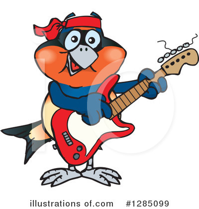 Royalty-Free (RF) Swallow Clipart Illustration by Dennis Holmes Designs - Stock Sample #1285099