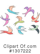 Swallow Clipart #1307222 by Vector Tradition SM