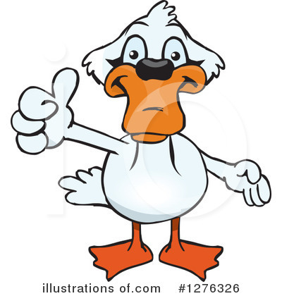 Swans Clipart #1276326 by Dennis Holmes Designs