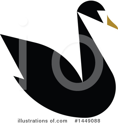 Royalty-Free (RF) Swan Clipart Illustration by elena - Stock Sample #1449088