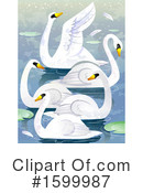 Swan Clipart #1599987 by BNP Design Studio