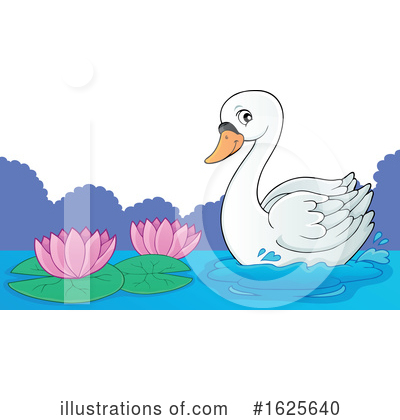 Swan Clipart #1625640 by visekart