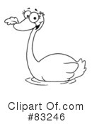 Swan Clipart #83246 by Hit Toon
