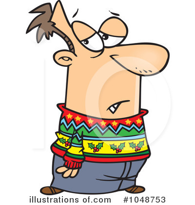 Royalty-Free (RF) Sweater Clipart Illustration by toonaday - Stock Sample #1048753