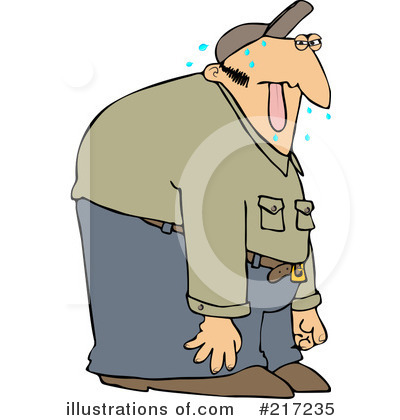Sweating Clipart #217235 by djart