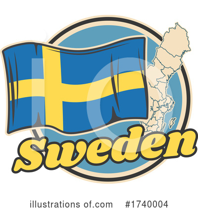 Royalty-Free (RF) Sweden Clipart Illustration by Vector Tradition SM - Stock Sample #1740004