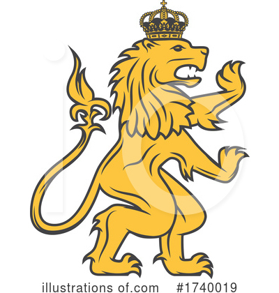 Lions Clipart #1740019 by Vector Tradition SM
