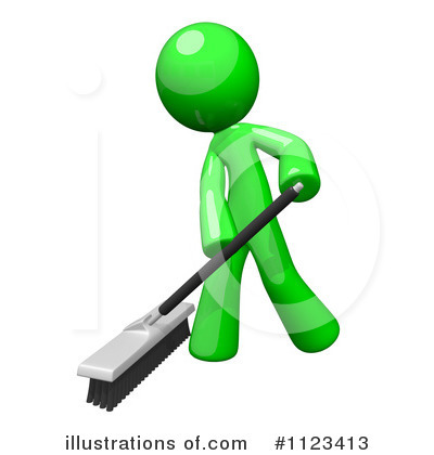 Royalty-Free (RF) Sweeping Clipart Illustration by Leo Blanchette - Stock Sample #1123413