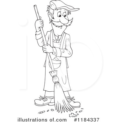 Sweeping Clipart #1184337 by Alex Bannykh