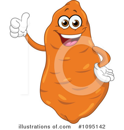 Royalty-Free (RF) Sweet Potato Clipart Illustration by yayayoyo - Stock Sample #1095142
