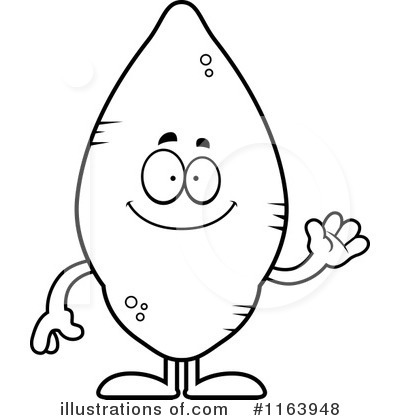 Royalty-Free (RF) Sweet Potato Clipart Illustration by Cory Thoman - Stock Sample #1163948