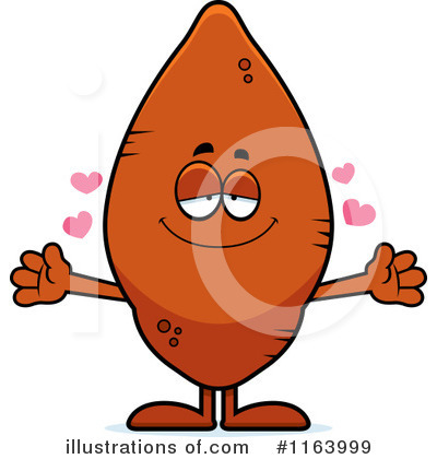 Royalty-Free (RF) Sweet Potato Clipart Illustration by Cory Thoman - Stock Sample #1163999