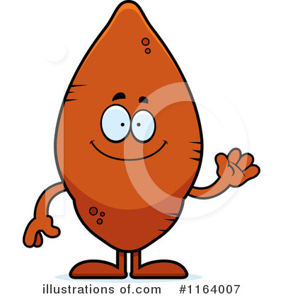 Royalty-Free (RF) Sweet Potato Clipart Illustration by Cory Thoman - Stock Sample #1164007