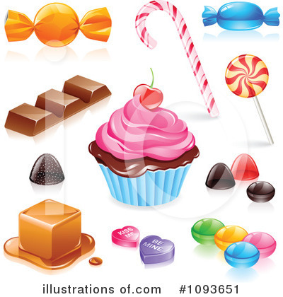 Royalty-Free (RF) Sweets Clipart Illustration by TA Images - Stock Sample #1093651