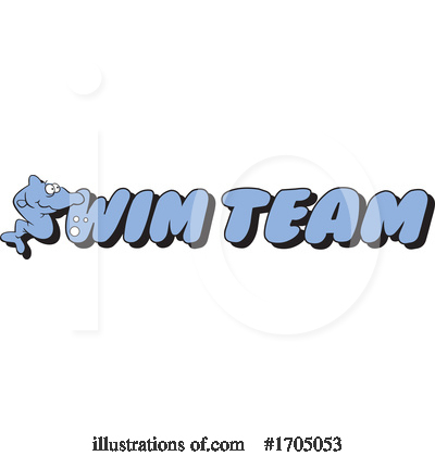 Swimming Clipart #1705053 by Johnny Sajem