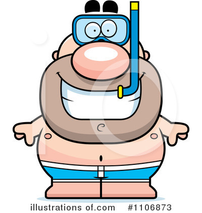 Royalty-Free (RF) Swimmer Clipart Illustration by Cory Thoman - Stock Sample #1106873